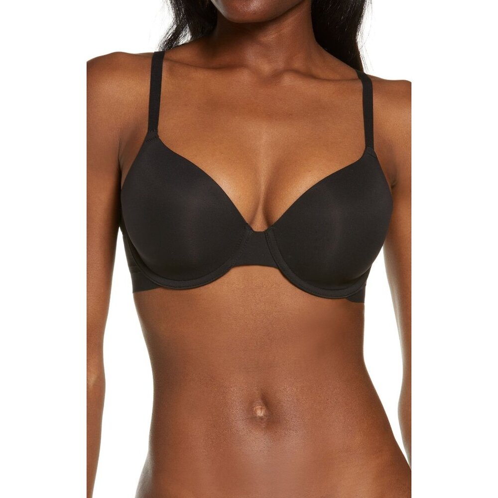 🆕 WACOAL Comfort First Underwire T-Shirt Bra 34D Black #853339